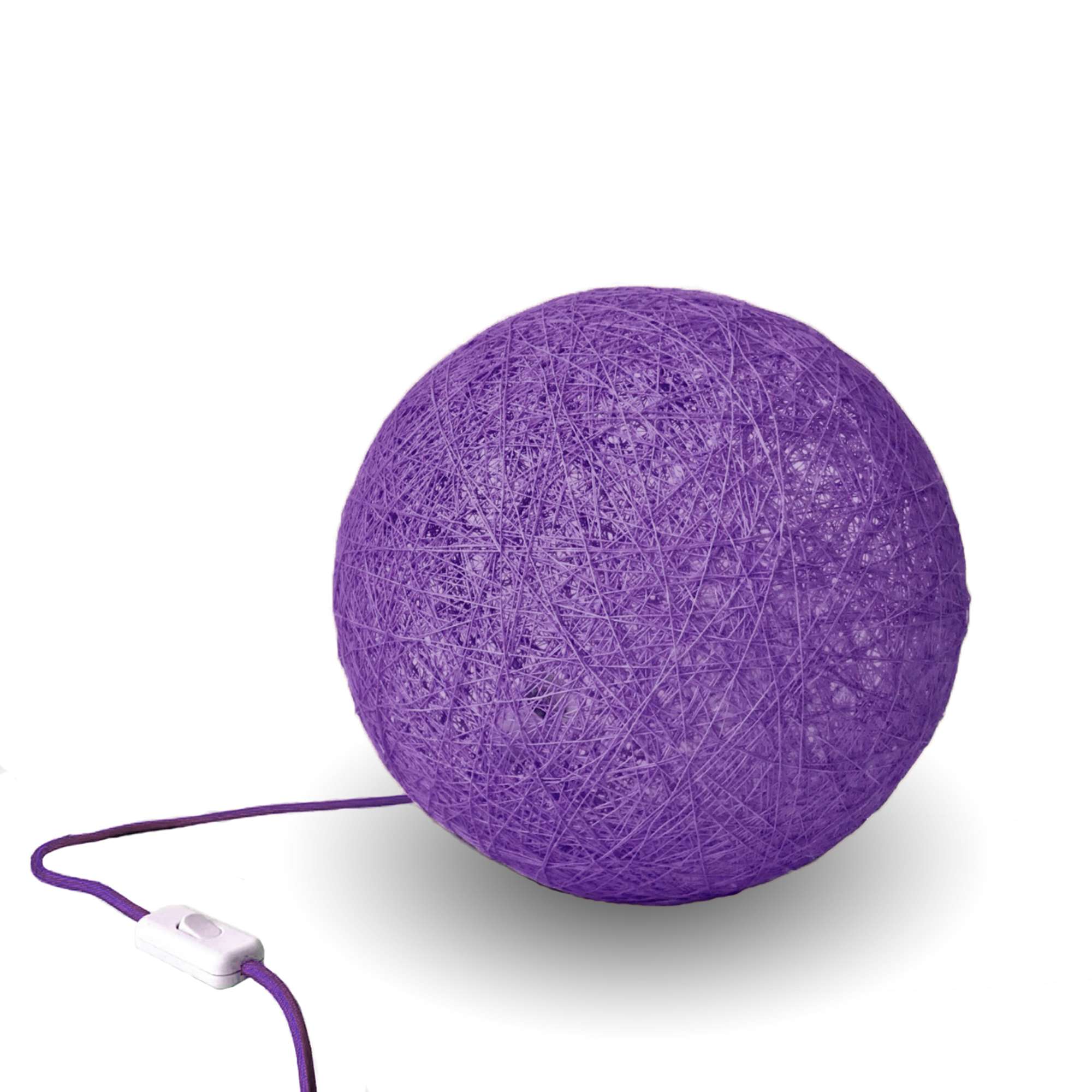 Floor lamp nordic design SPHERE purple