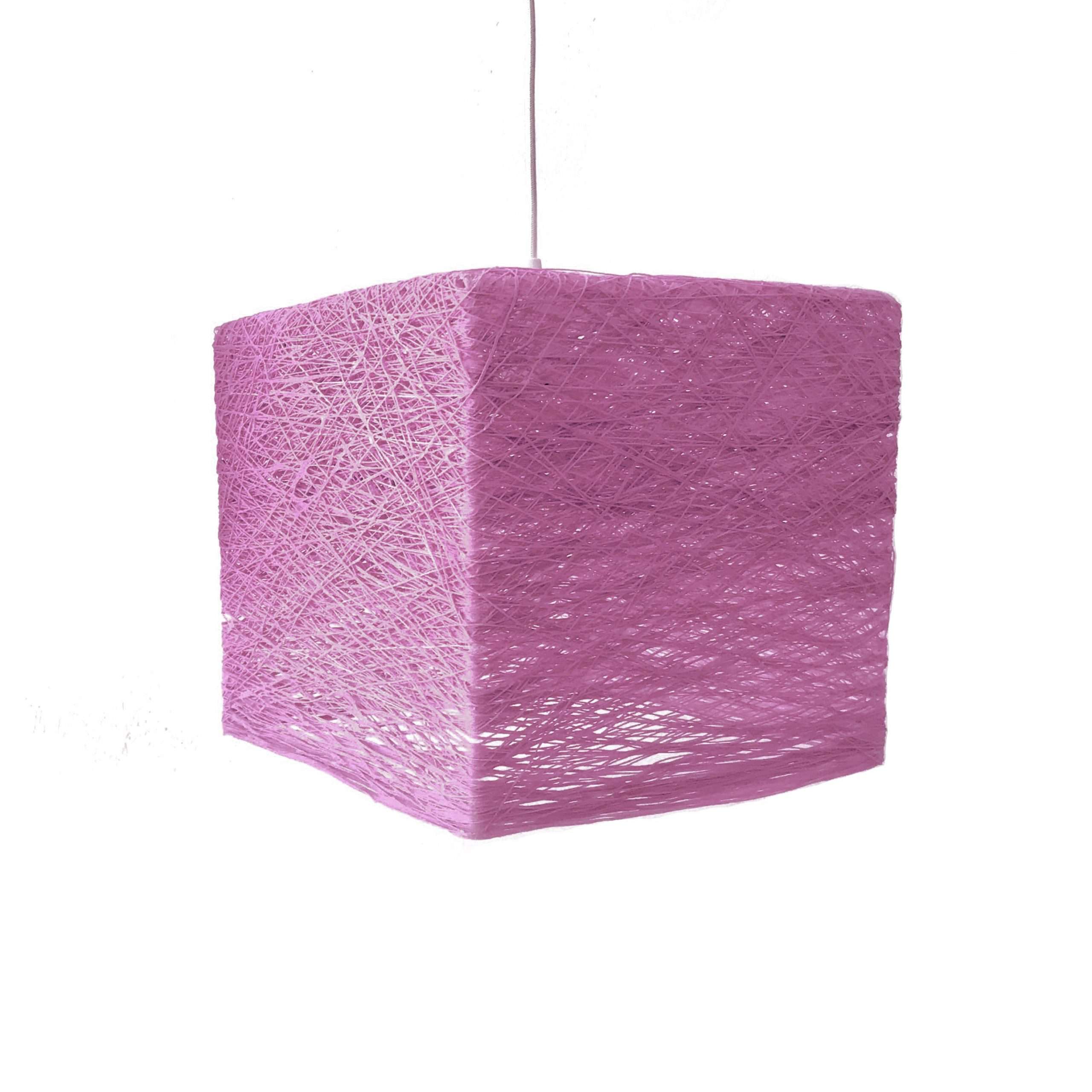 Lámpara de techo geométrica CUBE Rosa