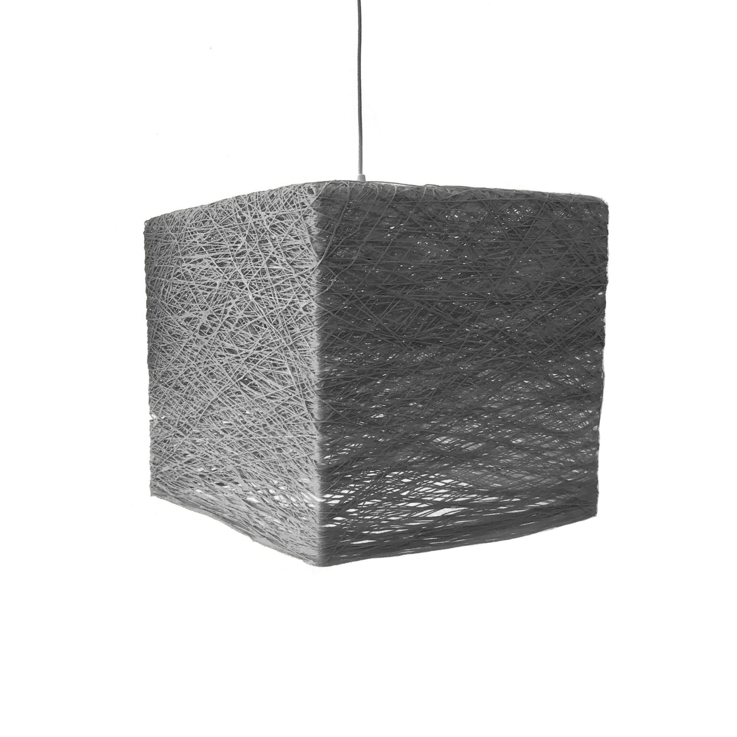 Lámpara de techo geométrica CUBE gris claro