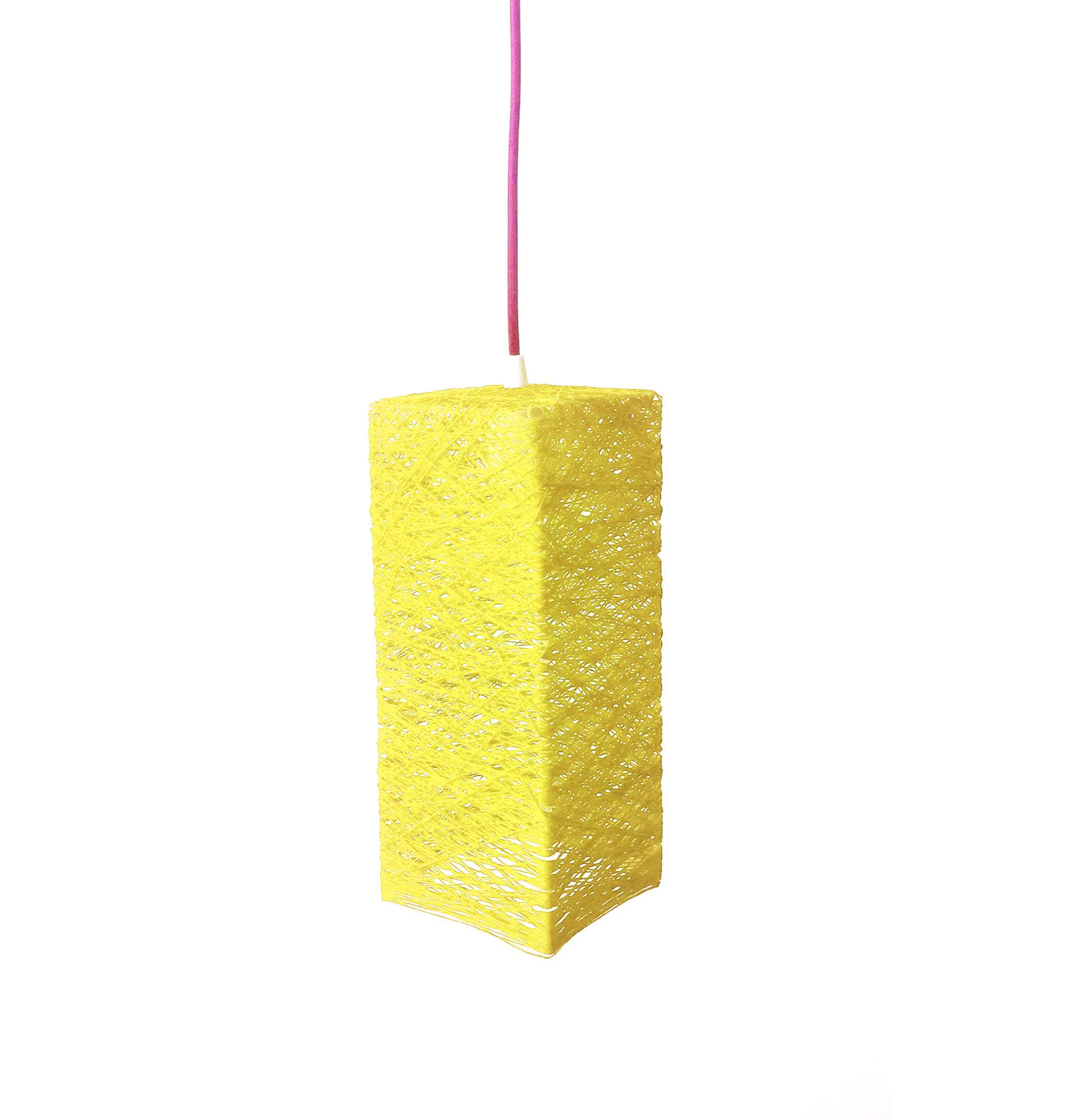 Lámpara de techo moderna PENDANT PRISM amarillo