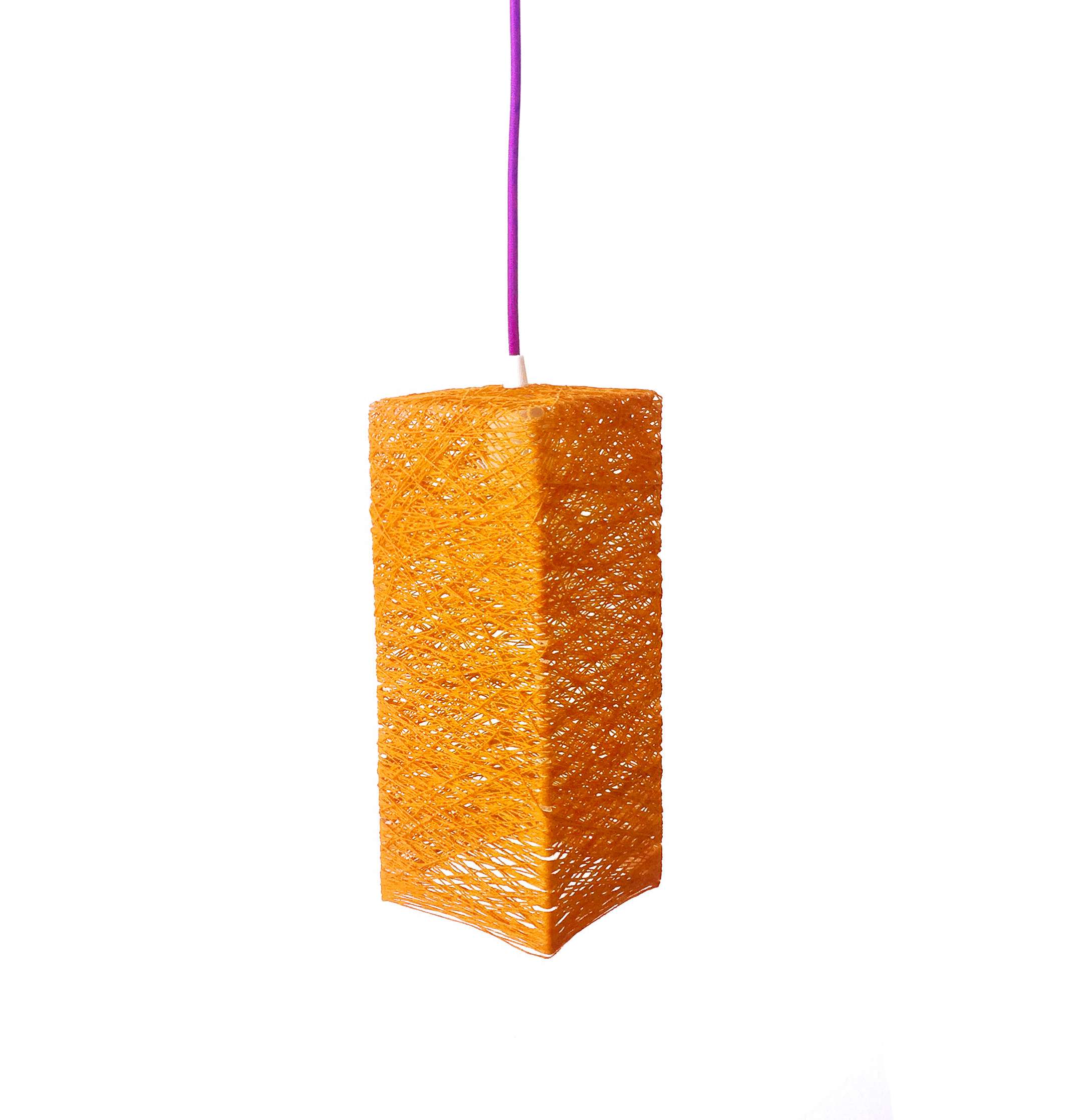 Lámpara de techo moderna PENDANT PRISM naranja