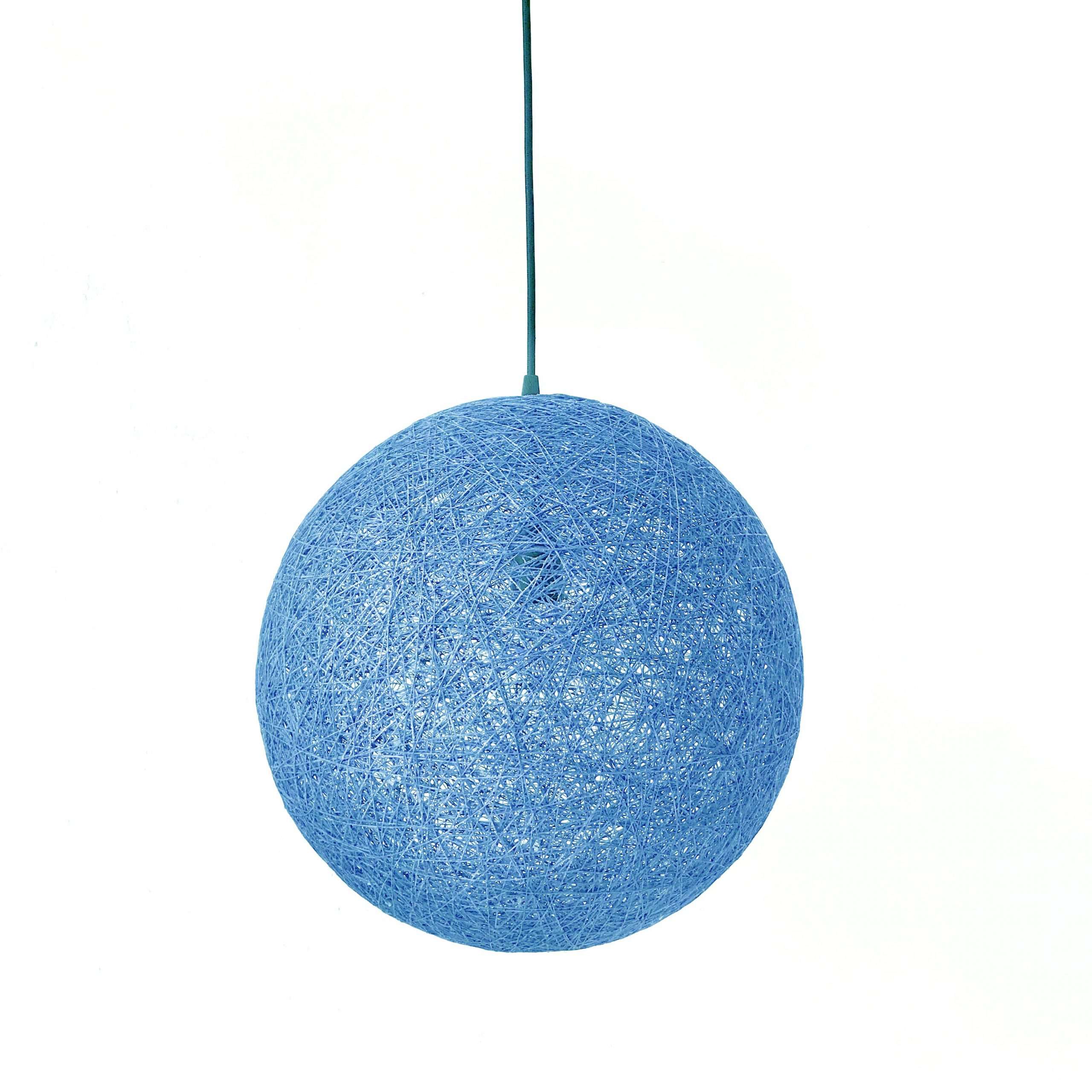 Lámpara de techo de estilo nórdico SPHERE azul