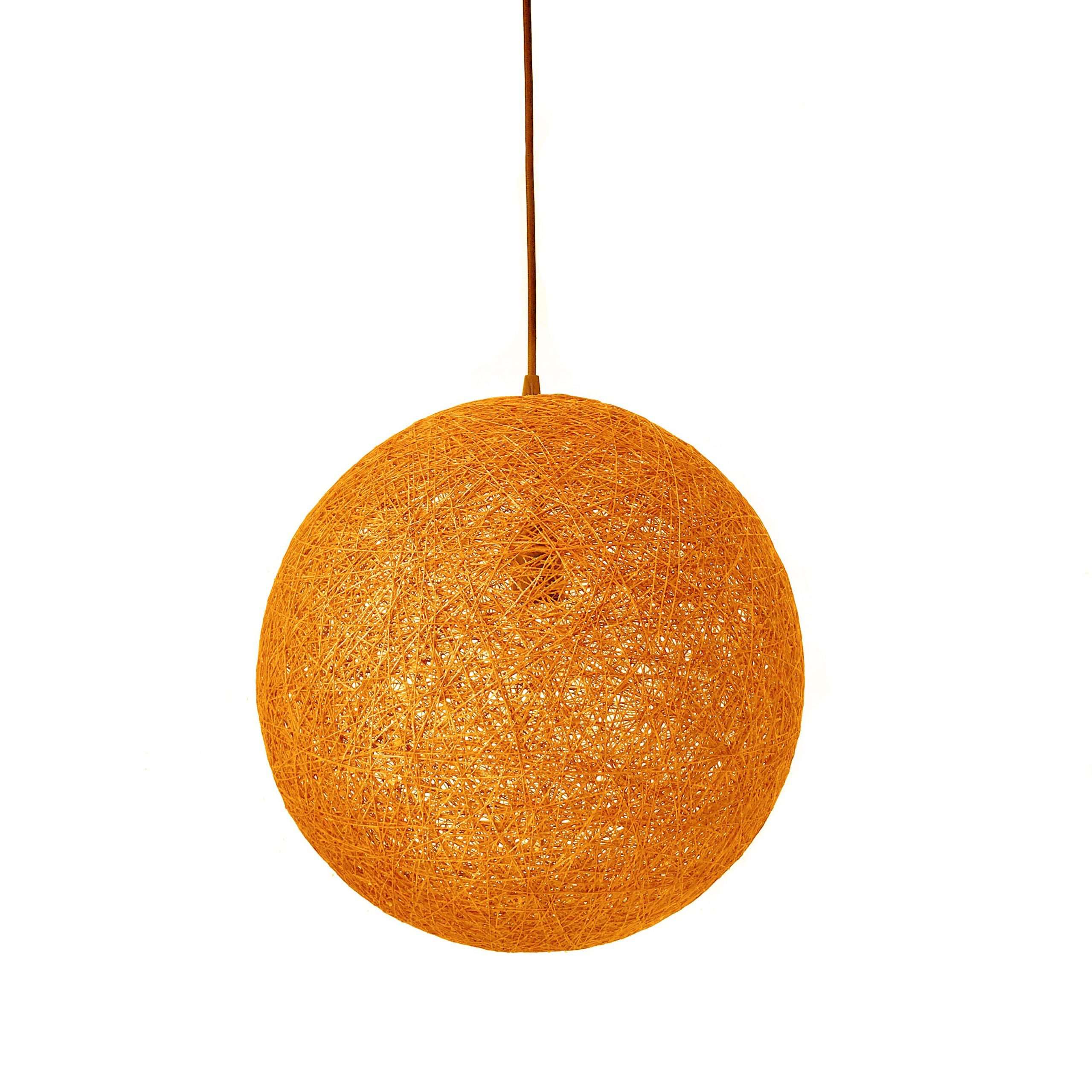 Lámpara de techo de estilo nórdico SPHERE naranja