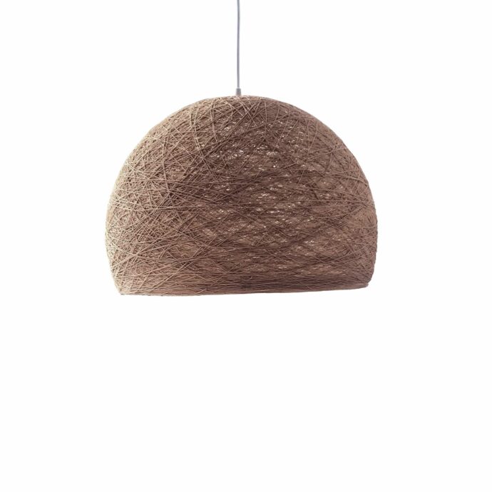 Pendant lamp Nordic design - HALF SPHERE brown