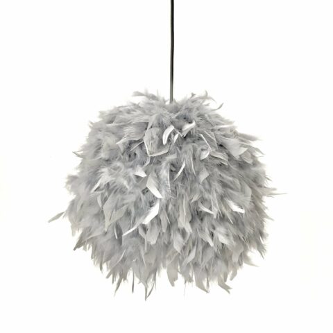 Decorative feathers lamp FEATHERS grey