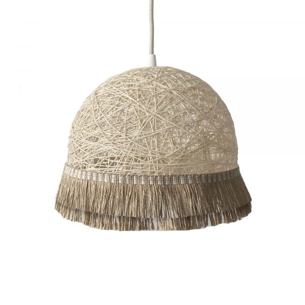 Lámpara de yute decorativa para techo JUTE II
