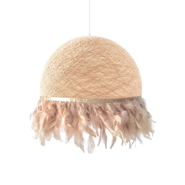 Llum de plomes nòrdica HALF FEATHERS