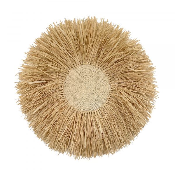 Wall decoration with raffia SUN