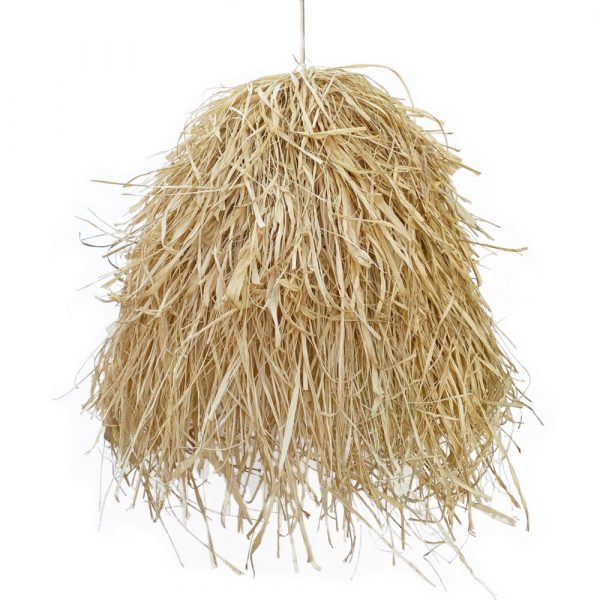 Làmpada natural de sostre RAFFIA