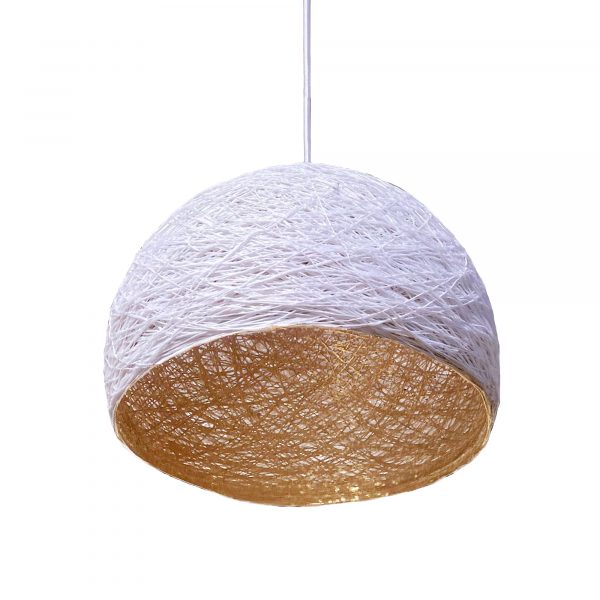 Lámpara colgante artesanal HALF SPHERE GOLD