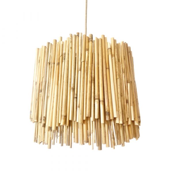 Natural bamboo pendant lamp TEXAS II