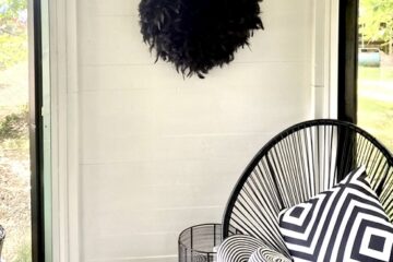 white and black decoration