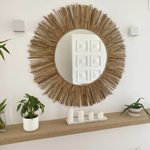 Transforma tu recibidor con un espejo artesanal