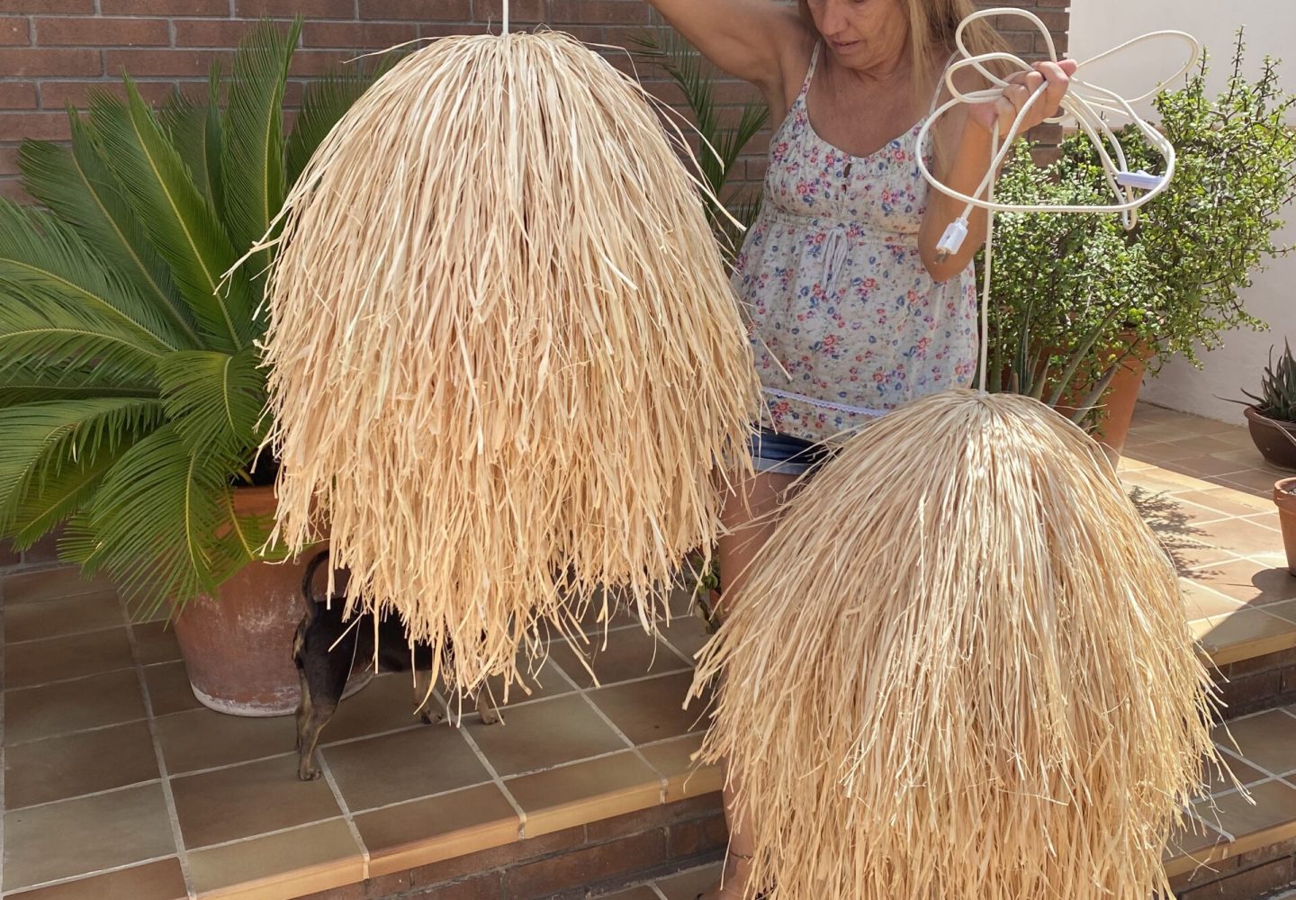 ¡Ilumina tu hogar con lámparas de rafia, te encantará!